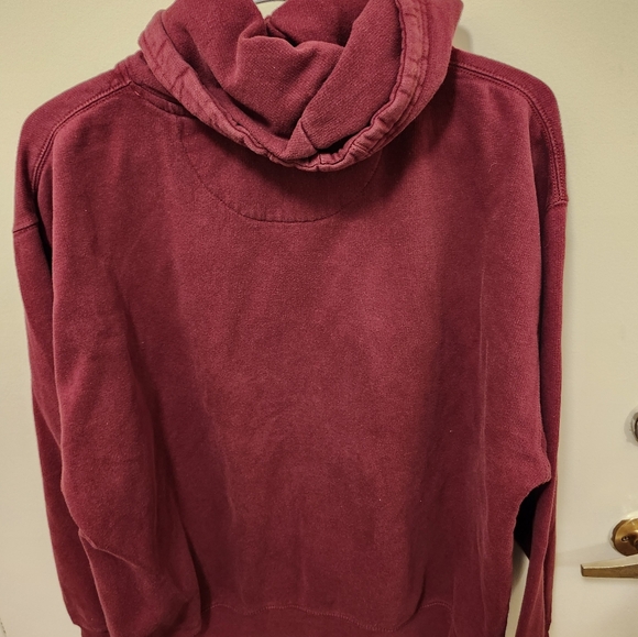 RECKLESS Burgundy Hoodie, Size L, EUC - Picture 3 of 3